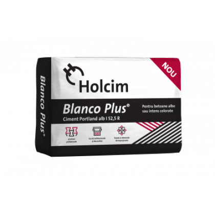 Holcim Blanco Plus - Pentru betoane albe sau intens colorate